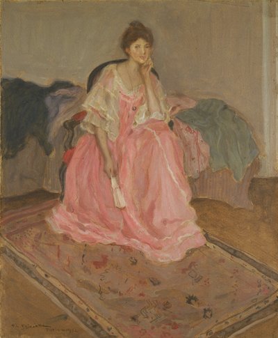 Lady in Pink by Frederick Carl Frieseke
